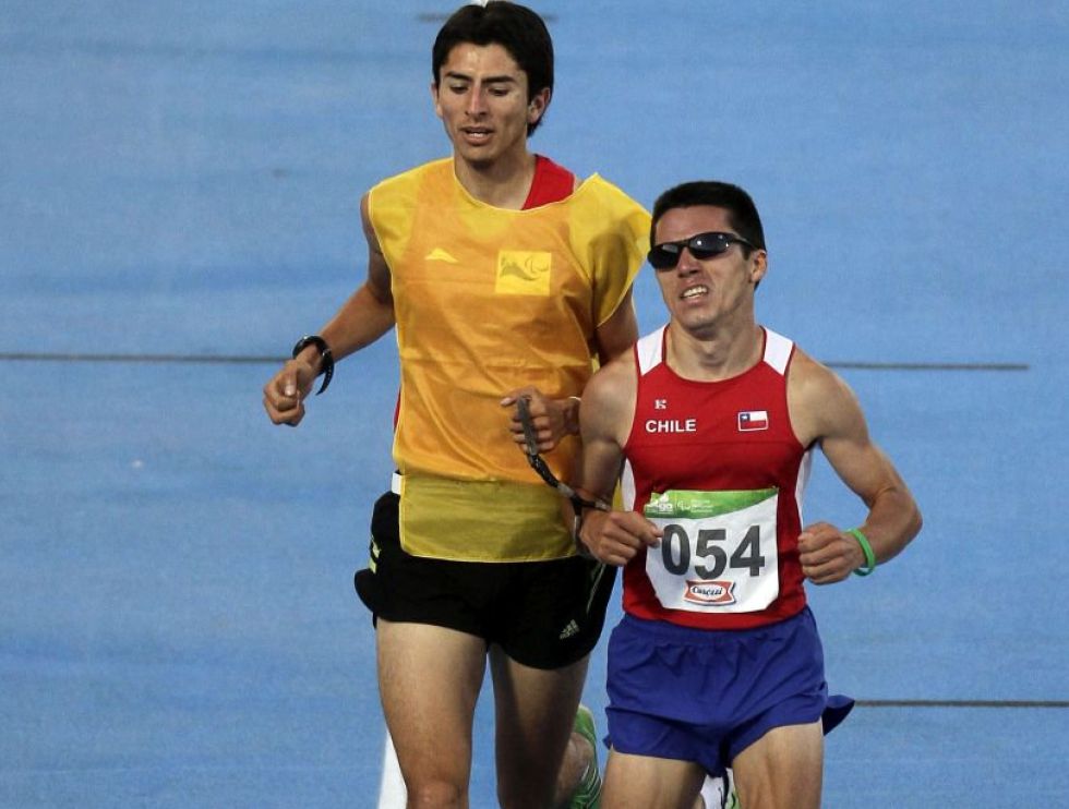 valenzuela en 5000 mts paralimpicos